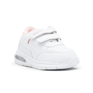 Foto 5 | Tenis Escolar Para Niña Coqueta Valvula Antiderrapante Blanco