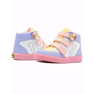 Foto 2 | Tenis Bota Para Niña Karsten Plaza Sesamo Antiderrapante Rosa