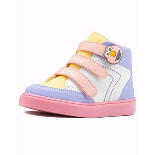Foto 3 | Tenis Bota Para Niña Karsten Plaza Sesamo Antiderrapante Rosa