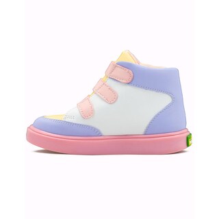 Foto 5 | Tenis Bota Para Niña Karsten Plaza Sesamo Antiderrapante Rosa