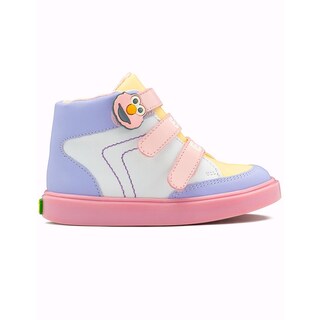Foto 6 | Tenis Bota Para Niña Karsten Plaza Sesamo Antiderrapante Rosa