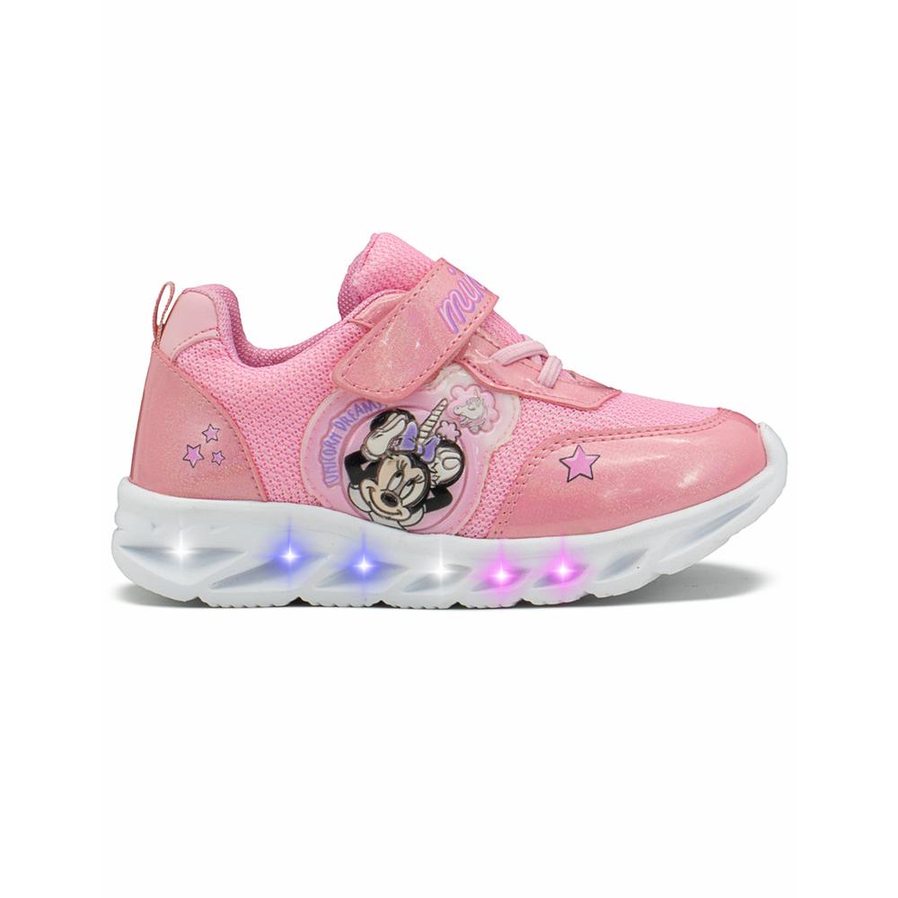 Foto 1 | Tenis Tropicana Con Luces Para Niña Minnie Mouse Ligeros Rosa