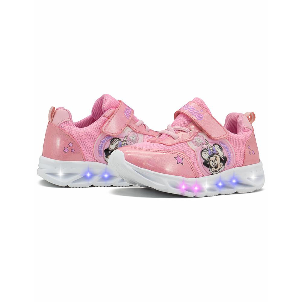 Foto 4 pulgar | Tenis Tropicana Con Luces Para Niña Minnie Mouse Ligeros Rosa
