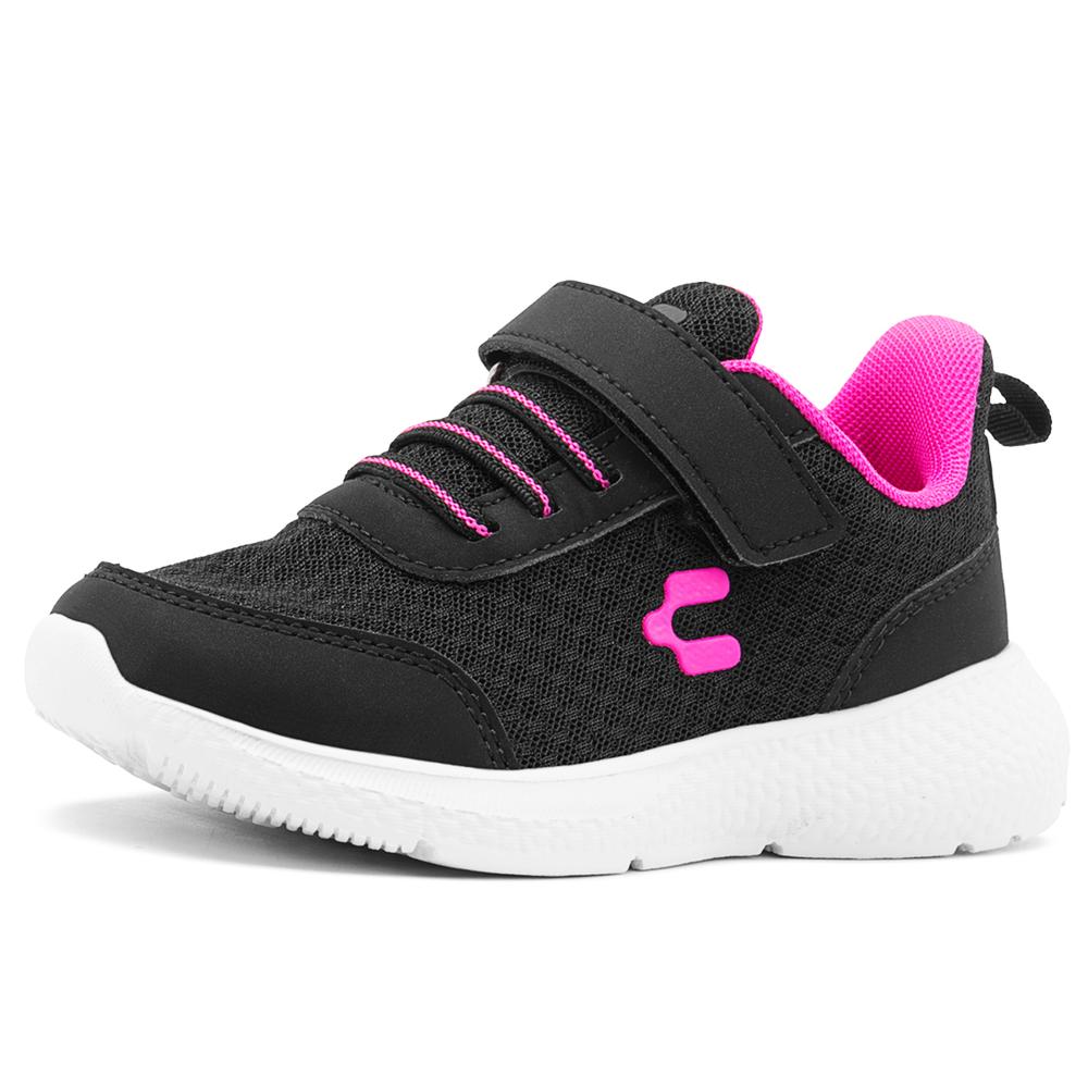 Foto 4 pulgar | Tenis Running Charly Para Niña Textil Color Negro 15-21.5 Negro