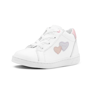 Foto 4 | Tenis Bota Dogi Para Niña Casuales Soporte Arco 100% Piel Blanco