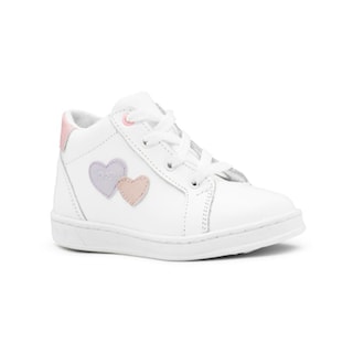 Foto 5 | Tenis Bota Dogi Para Niña Casuales Soporte Arco 100% Piel Blanco