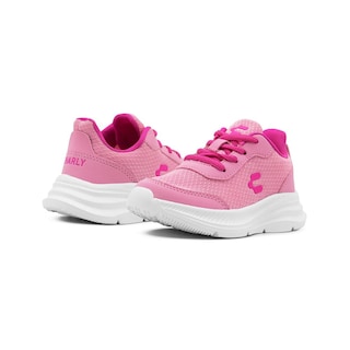 Foto 2 | Charly Tenis Niña Textil Casual Rosa/blanco Antiderrapante Rosa