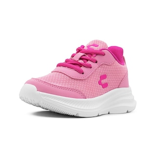 Foto 3 | Charly Tenis Niña Textil Casual Rosa/blanco Antiderrapante Rosa