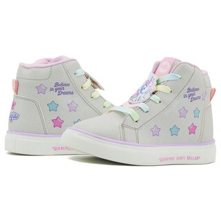 Foto 2 | Tenis Para Niña Bota Unicornio Estrellas Onix Moda Plateado Plateado