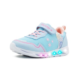 Foto 3 | Tropicana Tenis Luces Frozen Niña Azul Tornasol Azul Cielo
