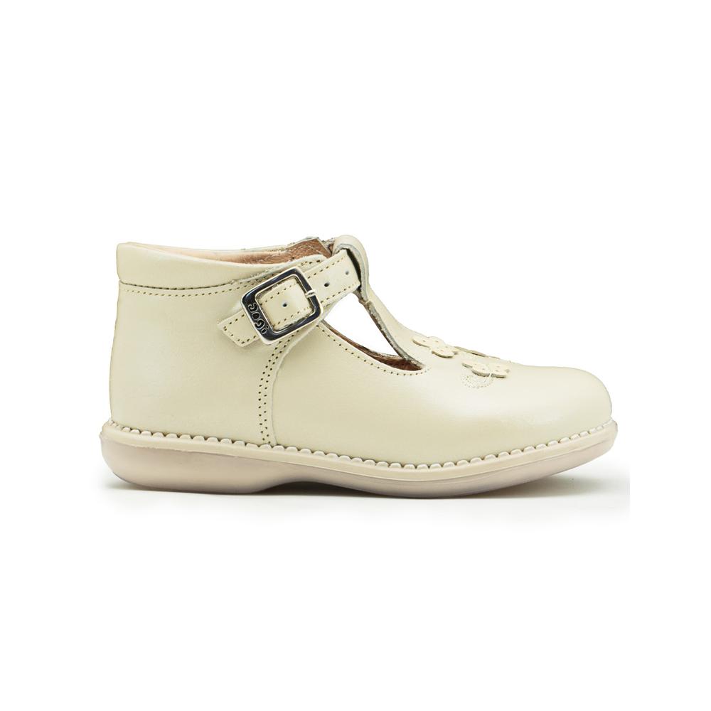 Foto 6 | Merceditas Dogi Para Niña Ajuste T Casuales En Piel Crema Beige