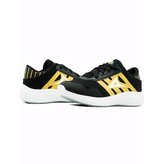 Foto 2 | Tenis Pirma Running Niña Depotivos Antiderrapante Negro/oro Negro