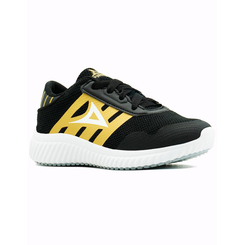 Foto 5 pulgar | Tenis Pirma Running Niña Depotivos Antiderrapante Negro/oro Negro