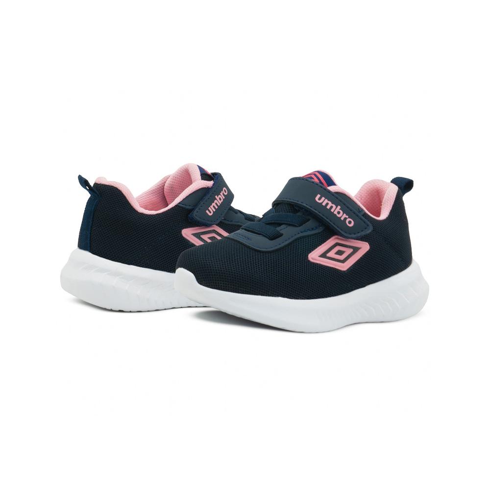 Foto 2 | Tenis Umbro Niña Running Antiderrapante Marino/rosa 15-26 Azul Marino