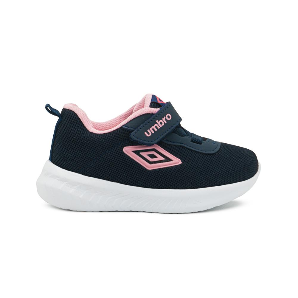 Foto 7 pulgar | Tenis Umbro Niña Running Antiderrapante Marino/rosa 15-26 Azul Marino
