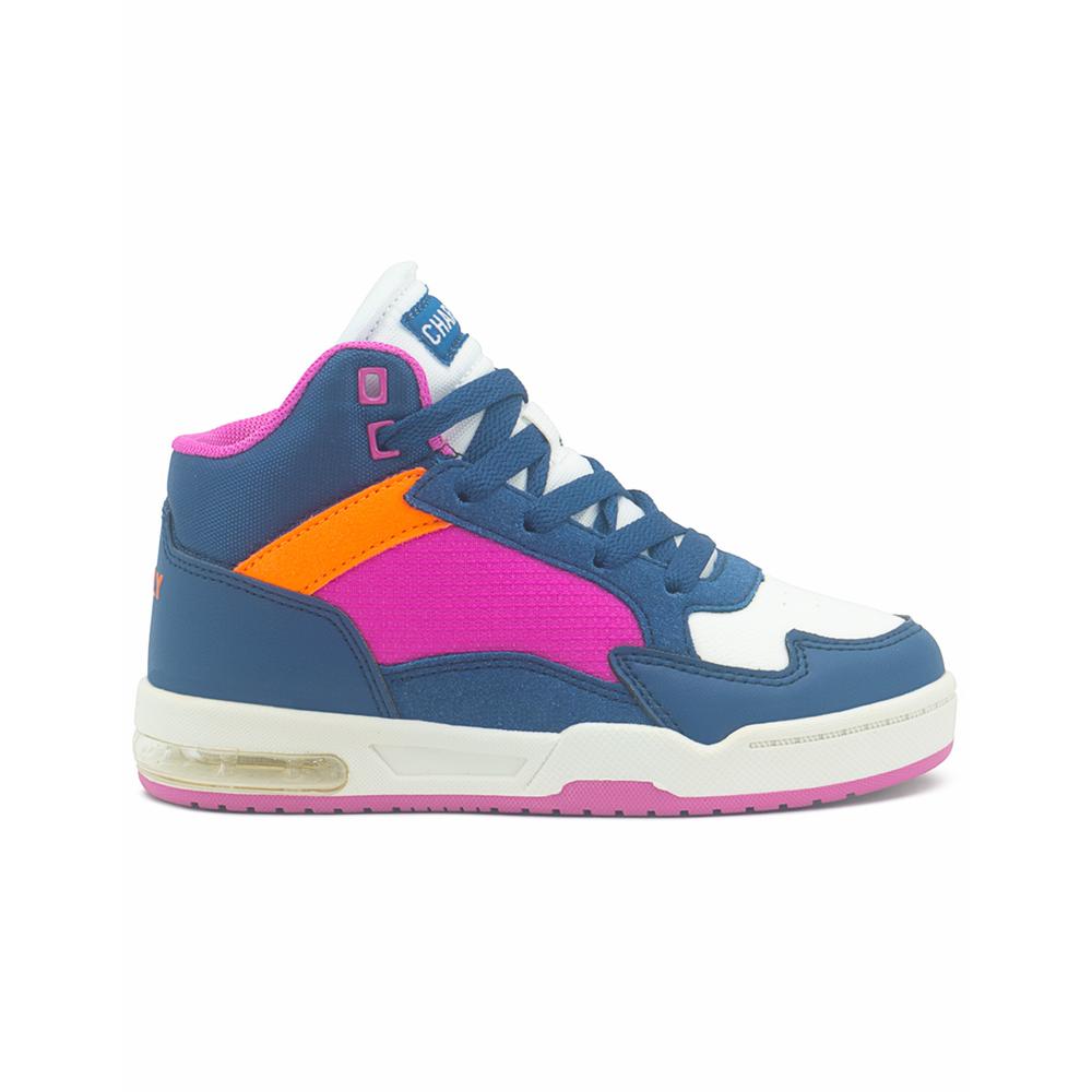 Foto 1 | Tenis Bota Charly Para Niña Válvula De Aire Antiderrapante Marino/fiusha Azul Marino