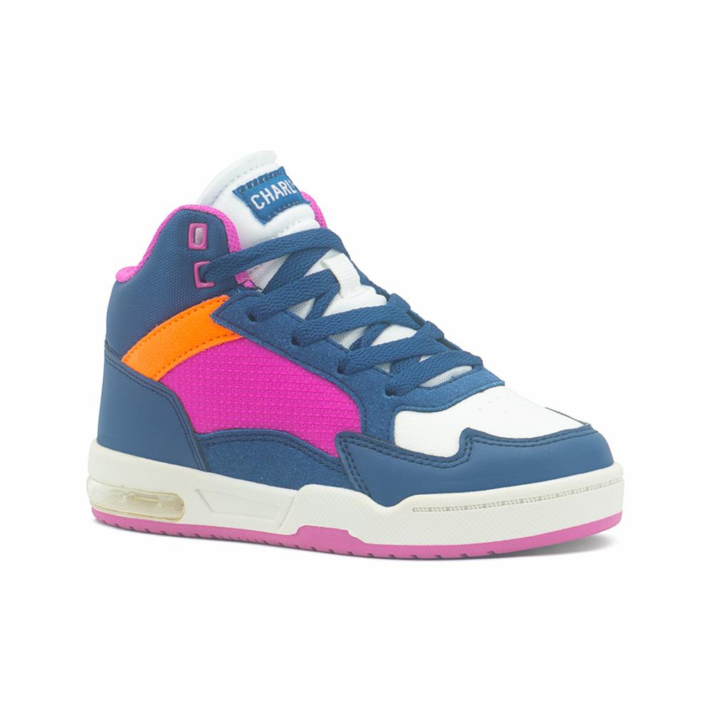 Foto 5 | Tenis Bota Charly Para Niña Válvula De Aire Antiderrapante Marino/fiusha Azul Marino