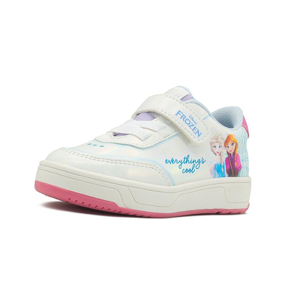 Foto 4 pulgar | Tenis Tropicana Para Niña Disney Frozen Elsa Anna Velcro Blanco