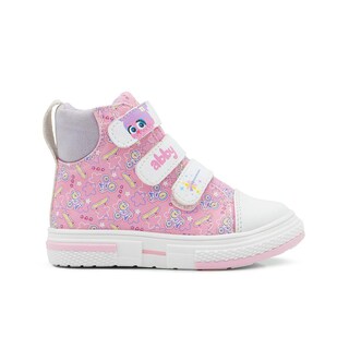 Foto 6 | Tenis Bota Casual Para Niña Plaza Sesamo Abby Florecitas Rosa