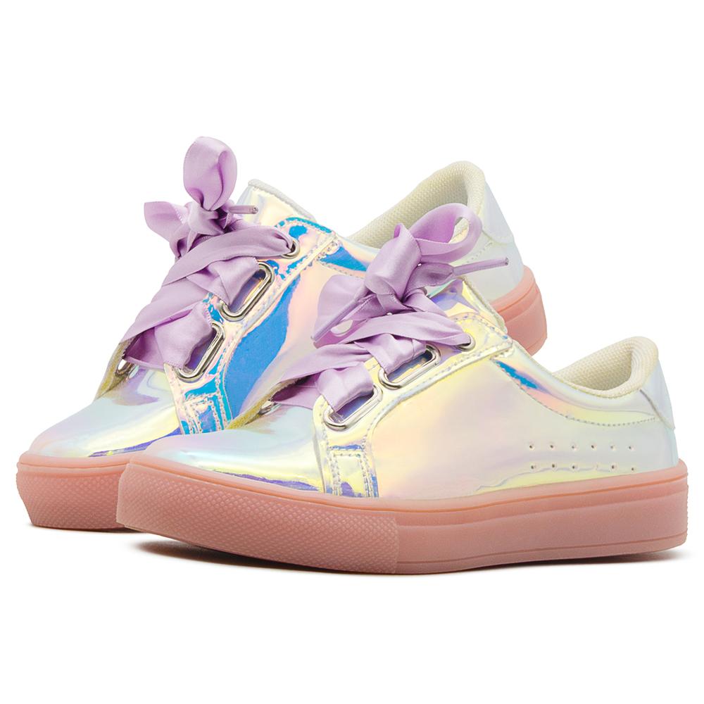 Tenis Niña Moda Lavanda Tropicana Antiderrapates Casuales Lavanda