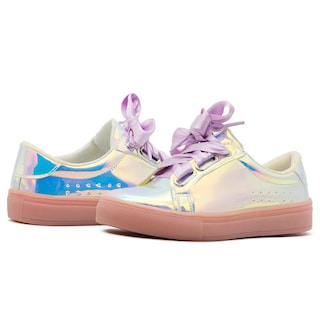Foto 2 | Tenis Niña Moda Lavanda Tropicana Antiderrapates Casuales Lavanda