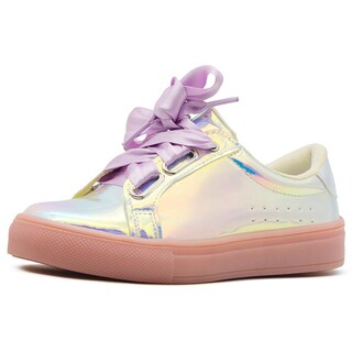 Foto 3 | Tenis Niña Moda Lavanda Tropicana Antiderrapates Casuales Lavanda