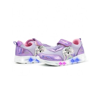 Foto 2 | Tenis Para Niña Luces Disney Minnie Mouse Unicornio 15-21.5 Lavanda