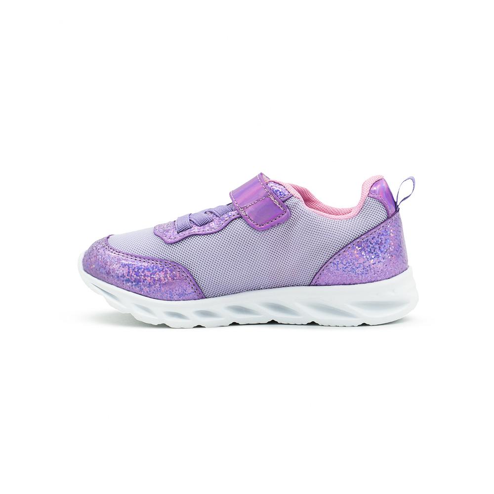 Foto 6 pulgar | Tenis Para Niña Luces Disney  Minnie Mouse Unicornio 15-21.5 Lavanda