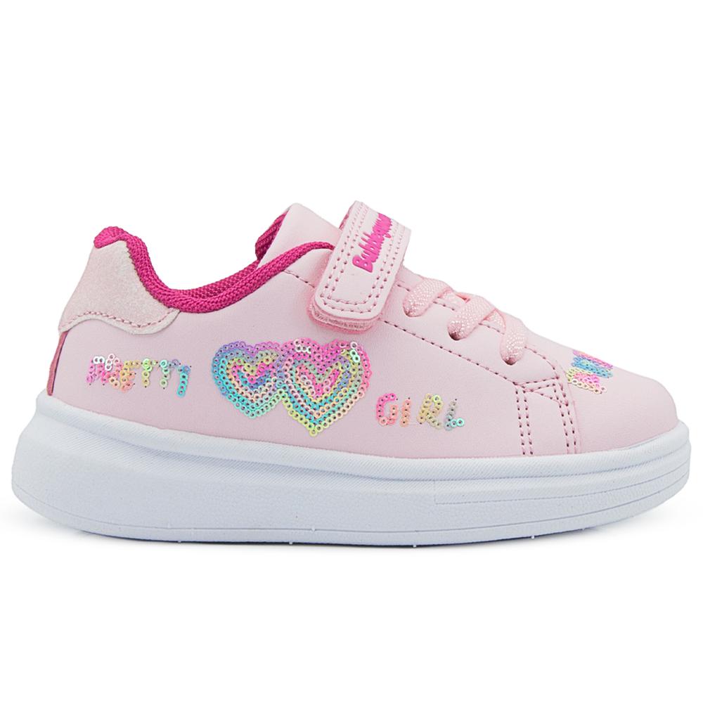 Foto 5 | Tenis Casuales Niña Rosas Bubble Gummers Smash 15-19 Rosa