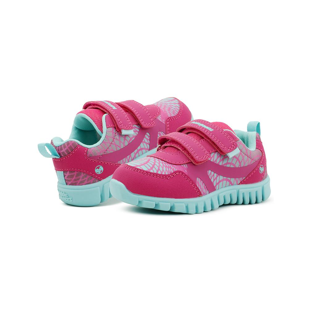 Foto 4 pulgar | Bubble Gummers Tenis Moda Casual Niña Fiusha 13-19 Fucsia