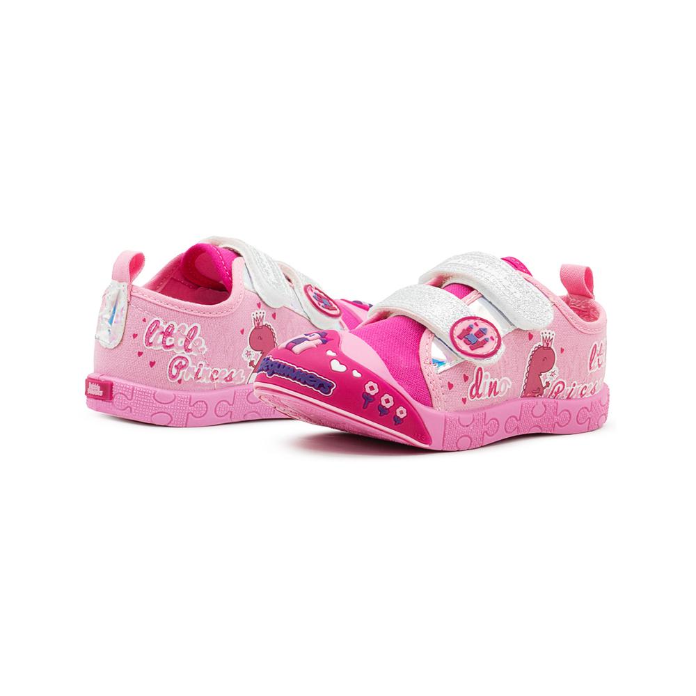 Foto 3 | Tenis Bubble Gummers Niña Con Puntera Ligeros Rosa 12-17 Rosa
