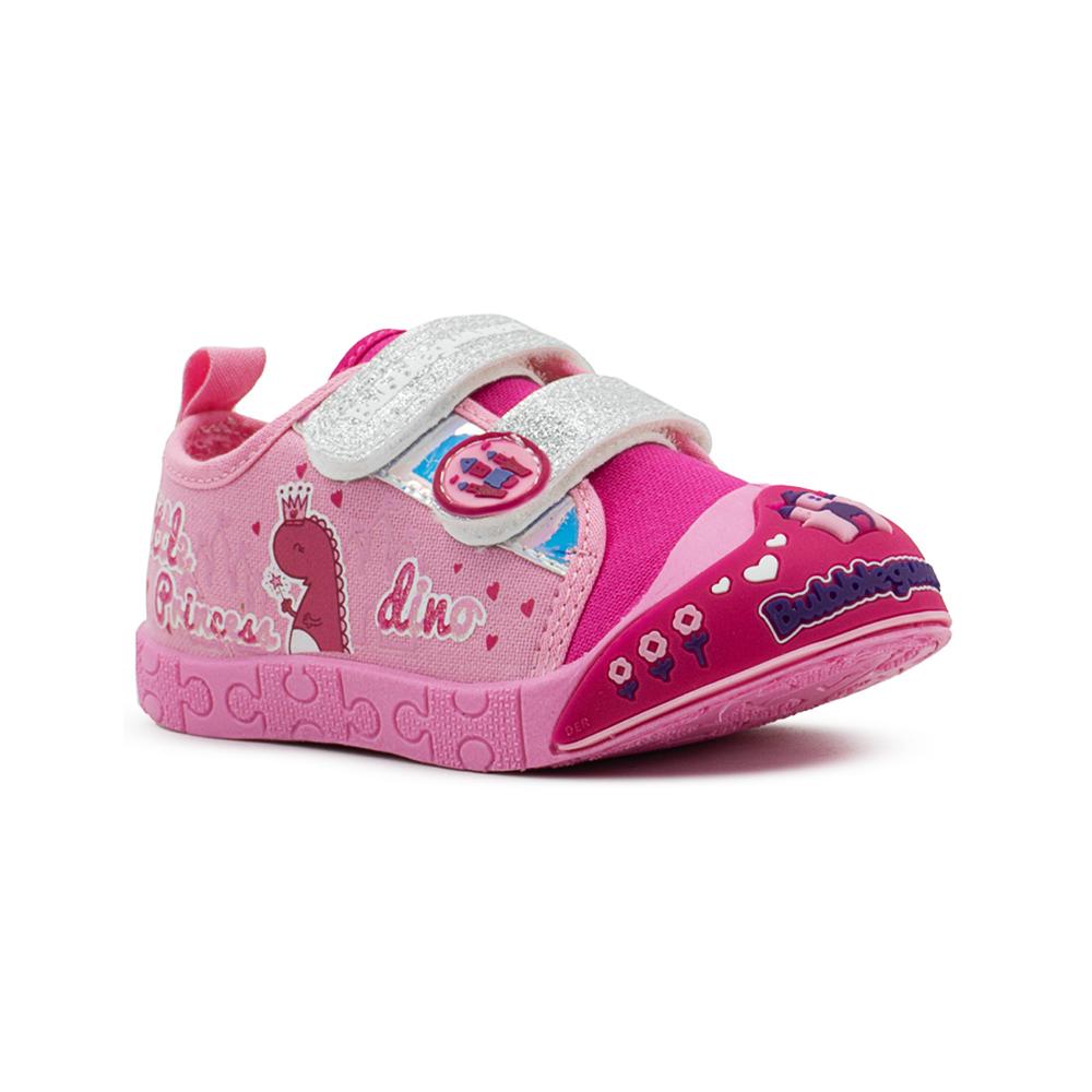 Foto 5 | Tenis Bubble Gummers Niña Con Puntera Ligeros Rosa 12-17 Rosa