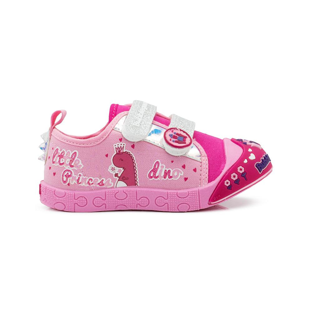 Foto 7 | Tenis Bubble Gummers Niña Con Puntera Ligeros Rosa 12-17 Rosa