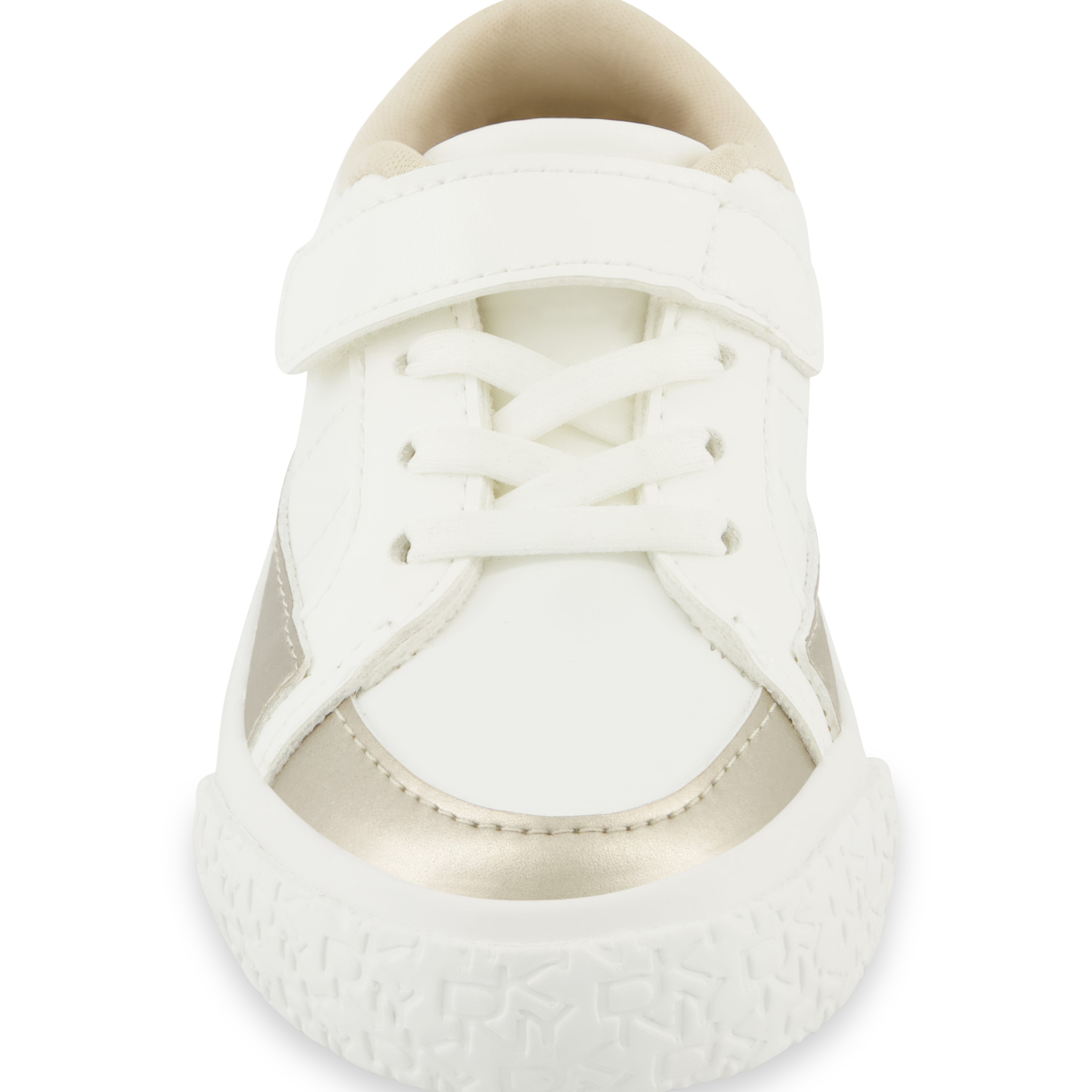 Foto 4 pulgar | Tenis Casuales Para Niña Dkny Para Niña Hannah Marley Blanco Con Dorado