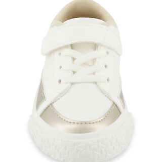 Foto 3 | Tenis Casuales Para Niña Dkny Para Niña Hannah Marley Blanco Con Dorado