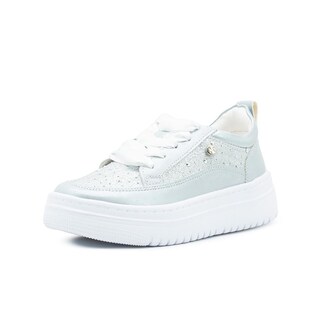 Foto 4 | Tenis Casual Para Niña Casual Moda Color Plateado 18-26 Plateado