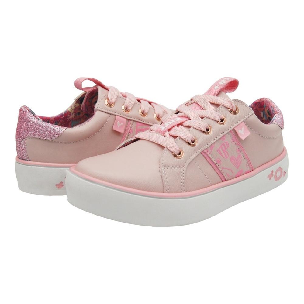 Foto 2 pulgar | Tenis Distroller Choclo Moda Niña Rosa Pastel Chamoy 18-26 Rosa Claro