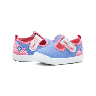 Foto 3 | Tenis Niña Bubble Gummers Yuli I Color Mezclilla Ligero Con Contactel Azul Acero
