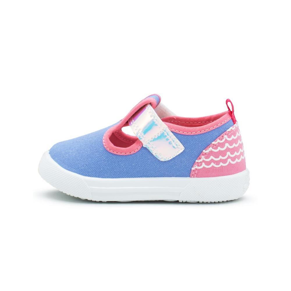 Foto 6 | Tenis Niña Bubble Gummers  Yuli I Color Mezclilla Ligero Con Contactel Azul Acero