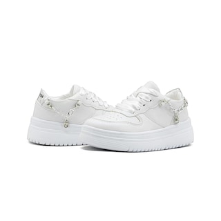 Foto 6 | Tenis Niña Casual Moda Colgante Color Blanco 18-26 Blanco