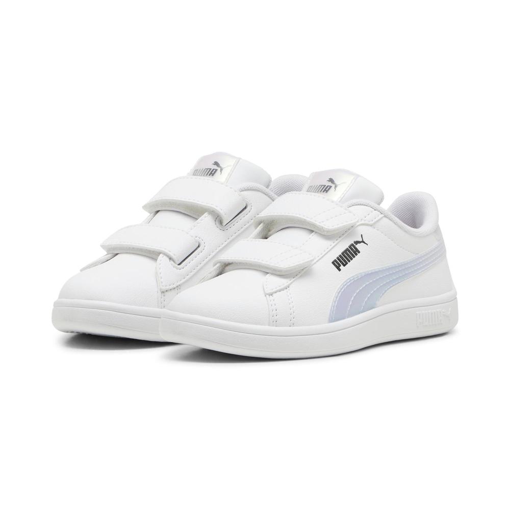 Foto 4 pulgar | Tenis Puma Smash 3.0 Holo para Niña