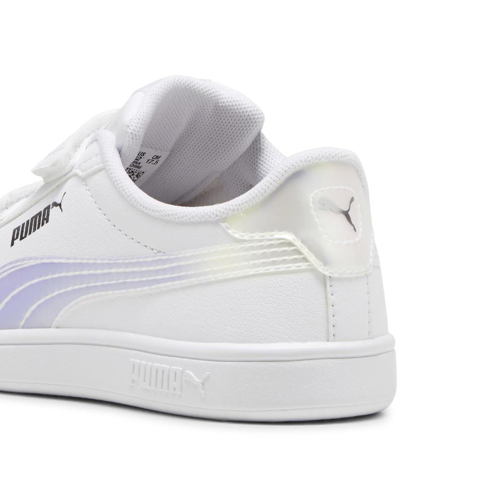 Foto 6 pulgar | Tenis Puma Smash 3.0 Holo para Niña