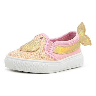 Foto 3 | Tenis Niña Sirena Brillos Moda Tropicana 93262 Rosa 12-24 Rosa