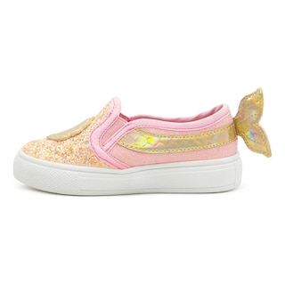 Foto 4 | Tenis Niña Sirena Brillos Moda Tropicana 93262 Rosa 12-24 Rosa