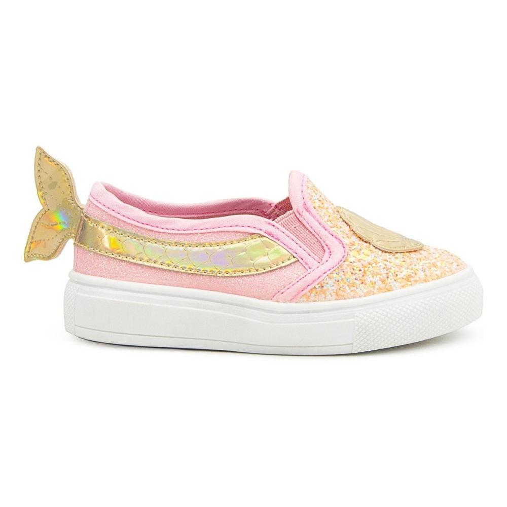 Foto 6 pulgar | Tenis Niña Sirena Brillos Moda Tropicana 93262 Rosa 12-24 Rosa