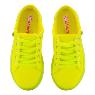 Foto 7 | Tenis Niña Slip On Karsten Amarillo 18-24 Super Cómodos Amarillo