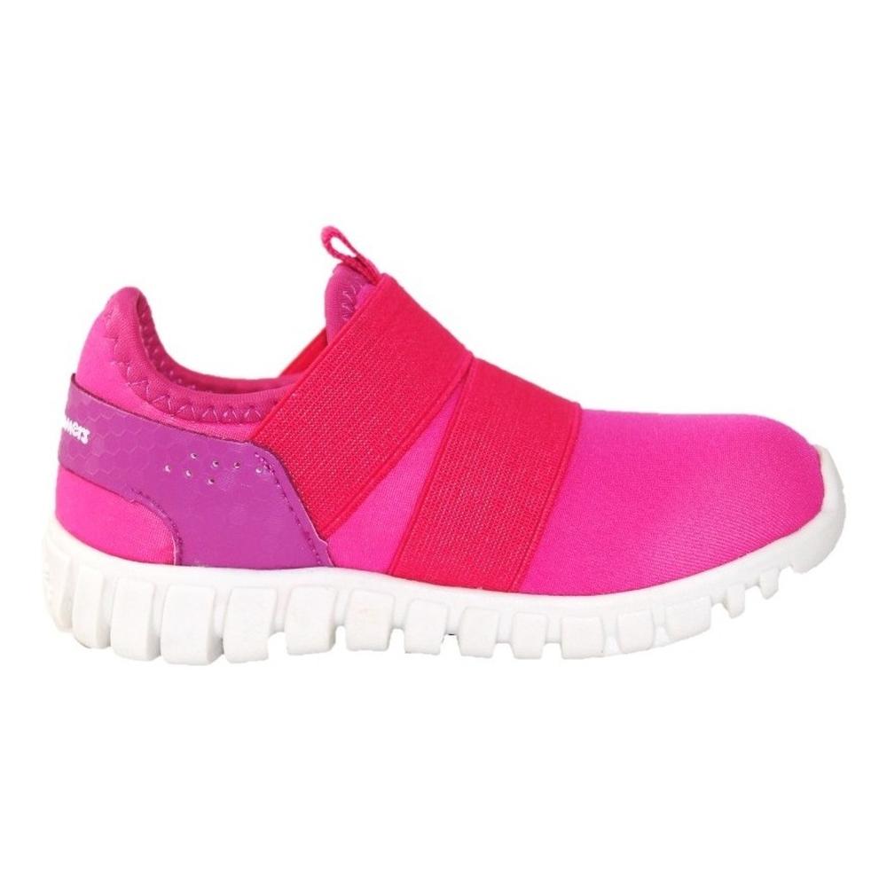 Foto 4 pulgar | Tenis Moda Niña Bubble Gummers Globo Fiusha 13-19 Fucsia