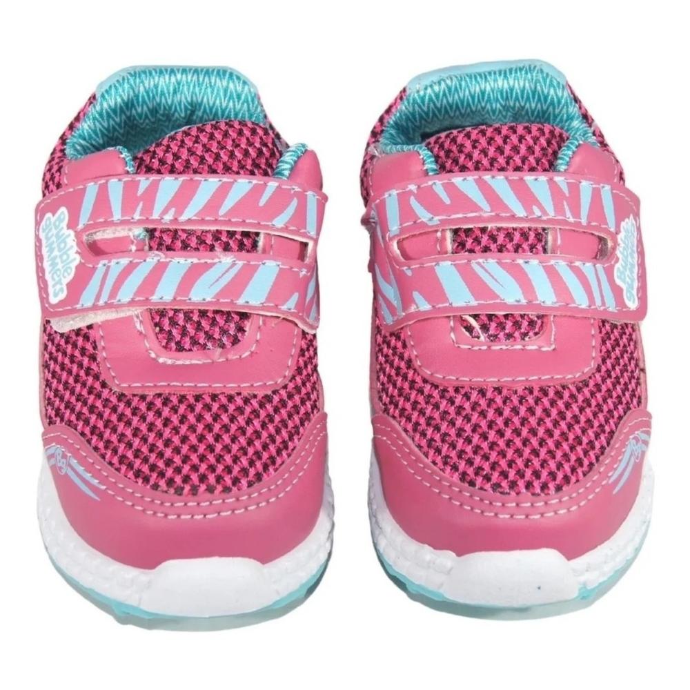 Foto 5 pulgar | Tenis Niña Velcro Bubble Gummers Ink Fisuha 14-19 Lila