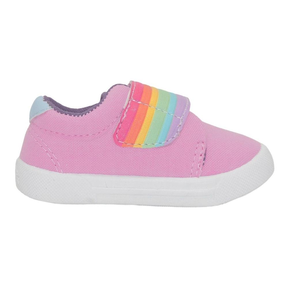 Foto 5 pulgar | Tenis Niña Arcoiris Bubble Gummers Mila Rosa Lila 12-17 Rosa
