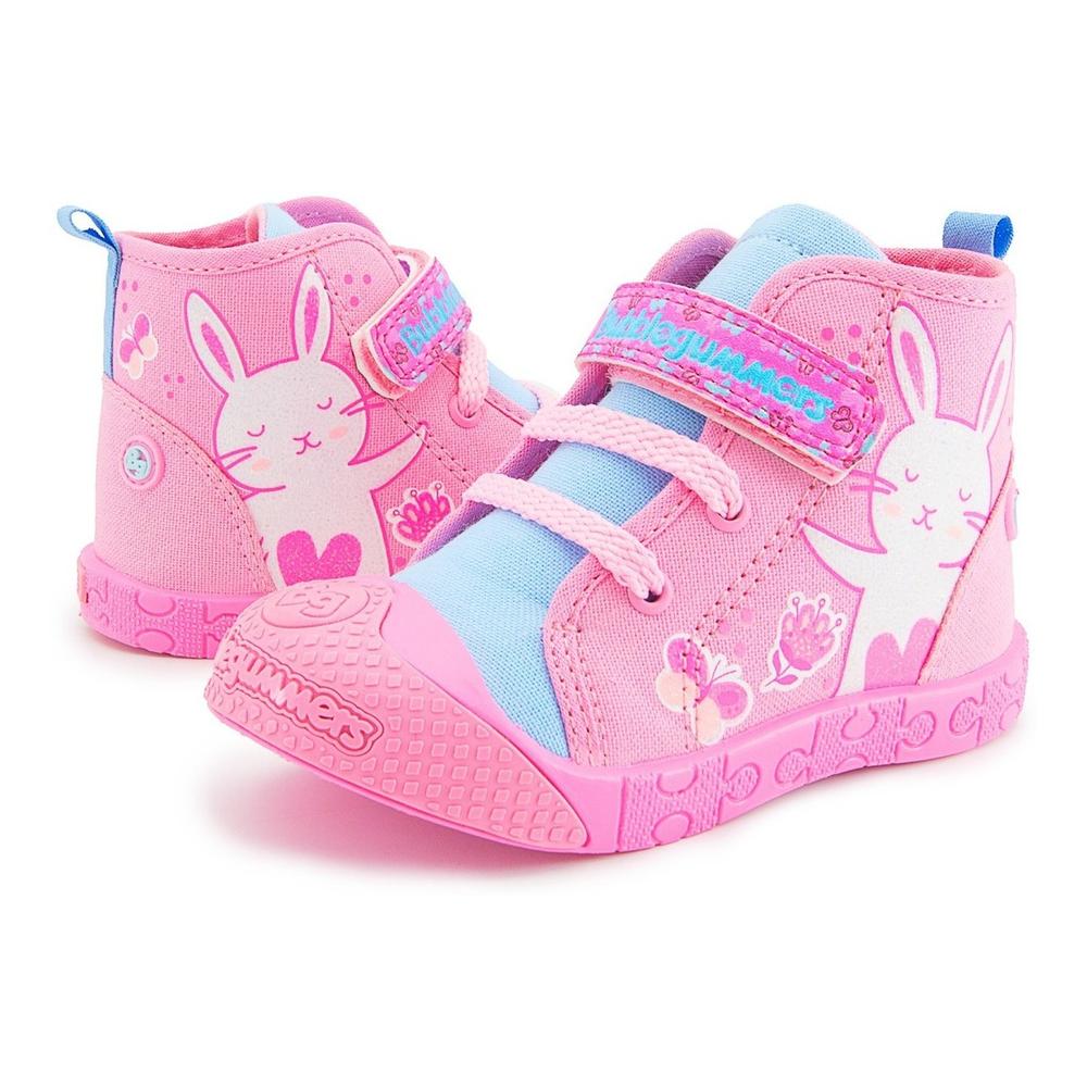 Foto 2 pulgar | Tenis Bota Niña Bubble Gummers Conejito Rosa 12-17 Rosa